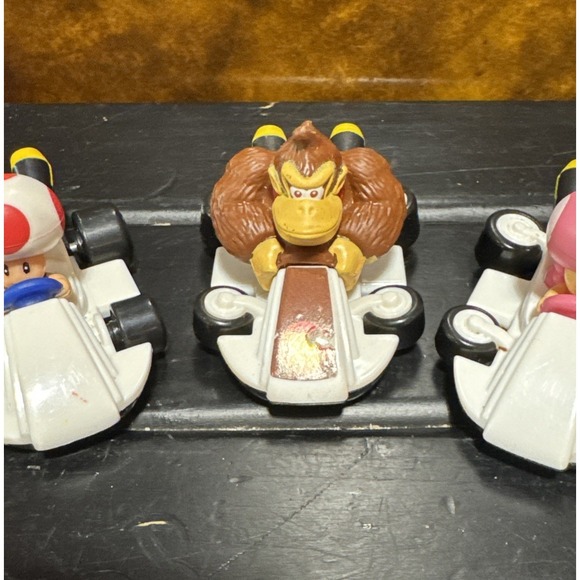 Super Mario Kart 2022 McDonalds Happy Meal Toys Lot of 5 Kong Toad Toadette - Picture 3 of 4